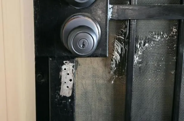 Security door repairs - including locks, mesh and damage