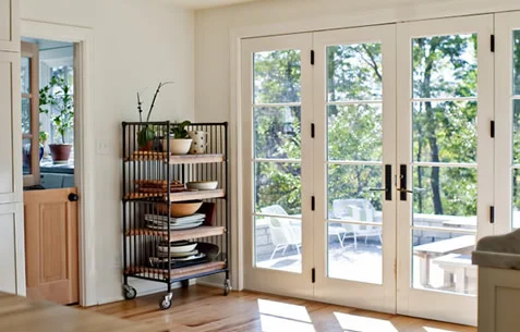 French doors installed by skilled craftsman