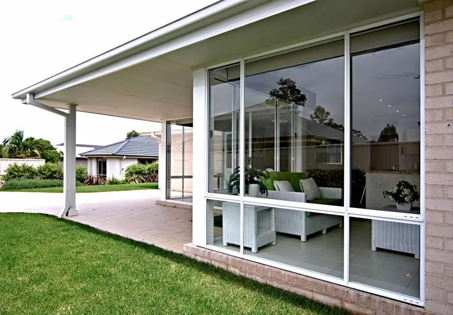 Spacious aluminium windows on classic Adelaide home