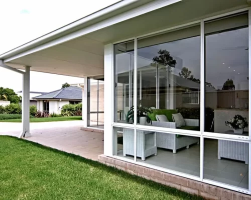 Spacious aluminium windows on classic Adelaide home